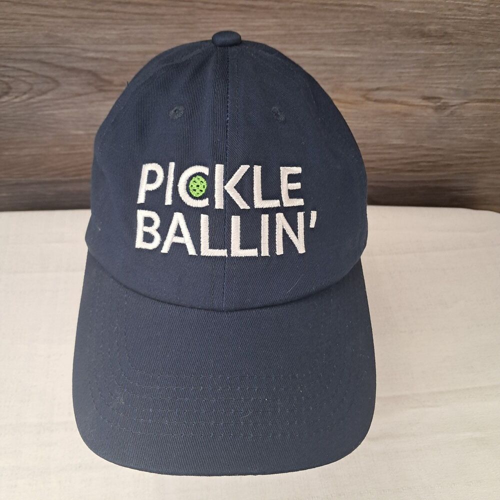 Pickle Ballin Blue Snap Back cap hat